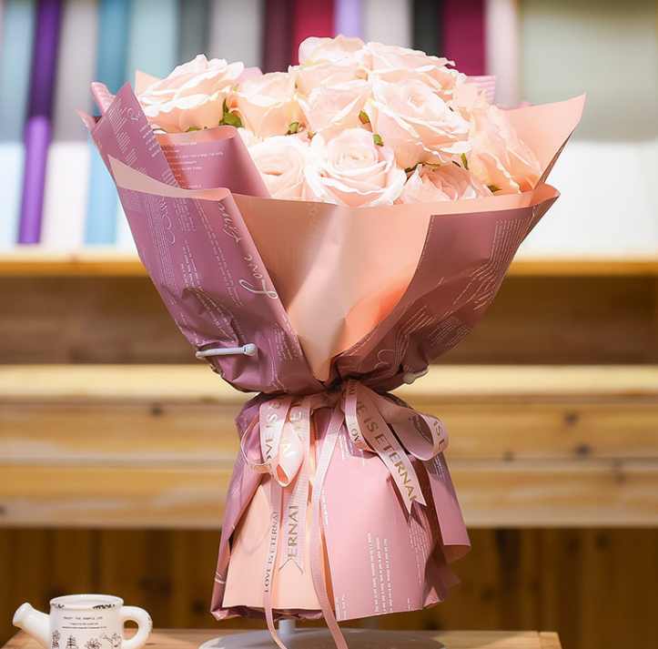 Two-Tone Waterproof Korean-Style Wrapping Paper