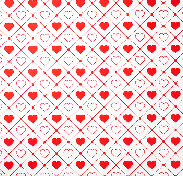 Heart Waterproof Korean-Style Wrapping Paper