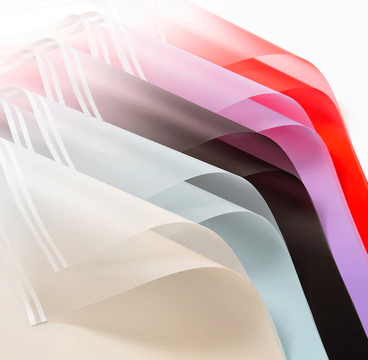 Two-Tone Gradient Waterproof Korean-Style Wrapping Paper