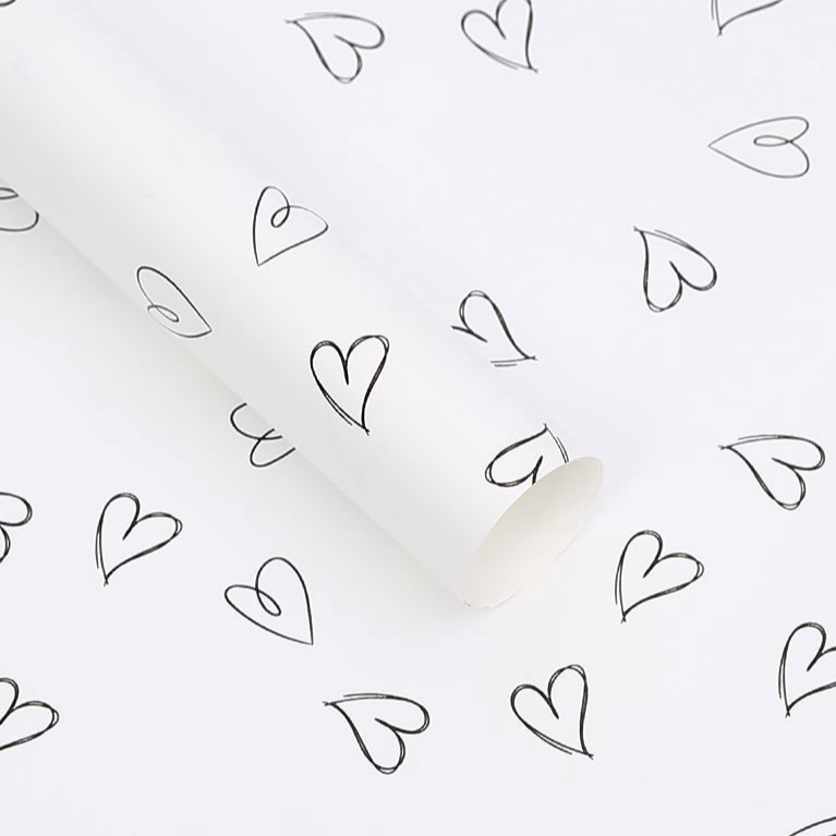 Mini Heart Waterproof Korean-Style Wrapping Paper
