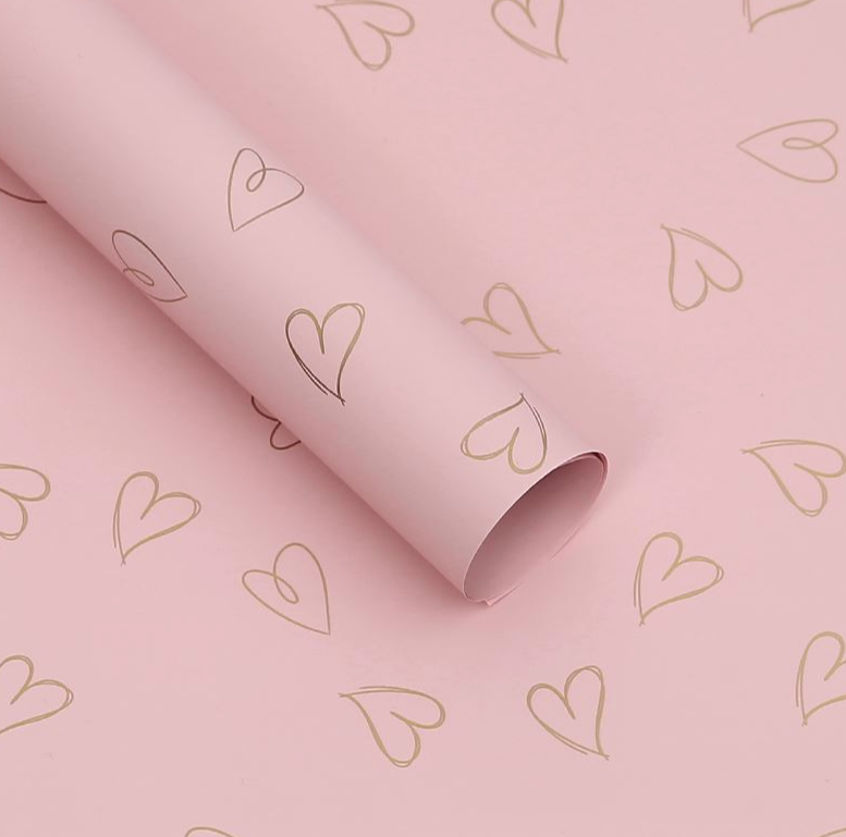 Mini Heart Waterproof Korean-Style Wrapping Paper
