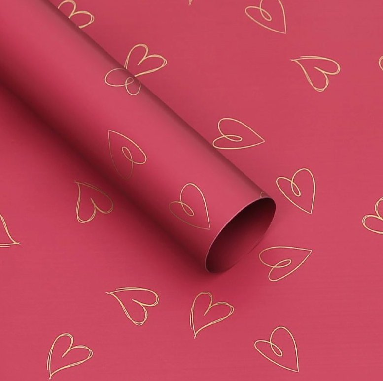 Mini Heart Waterproof Korean-Style Wrapping Paper