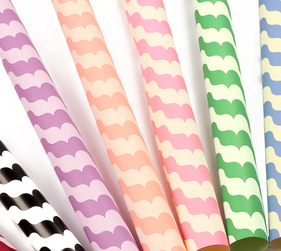 -Edged Korean-Style Wrapping Paper