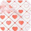 Heart Waterproof Korean-Style Wrapping Paper